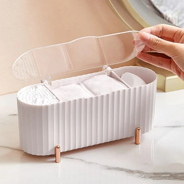 Porta Esponja de Maquiagem e Algodão Decorativo de Luxo Invenzione