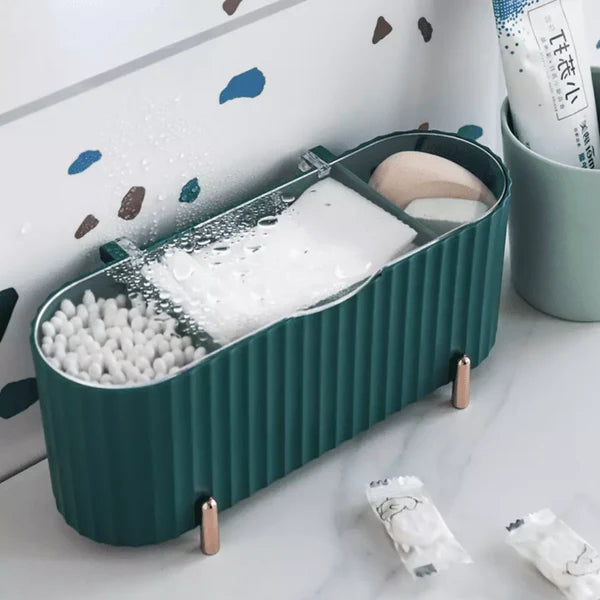 Porta Esponja de Maquiagem e Algodão Decorativo de Luxo Invenzione