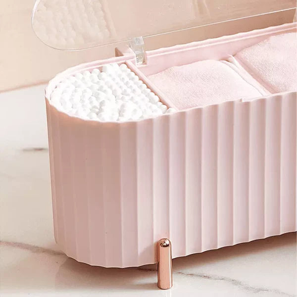 Porta Esponja de Maquiagem e Algodão Decorativo de Luxo Invenzione